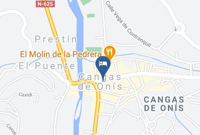 Asturias - Pension Reconquista Maps