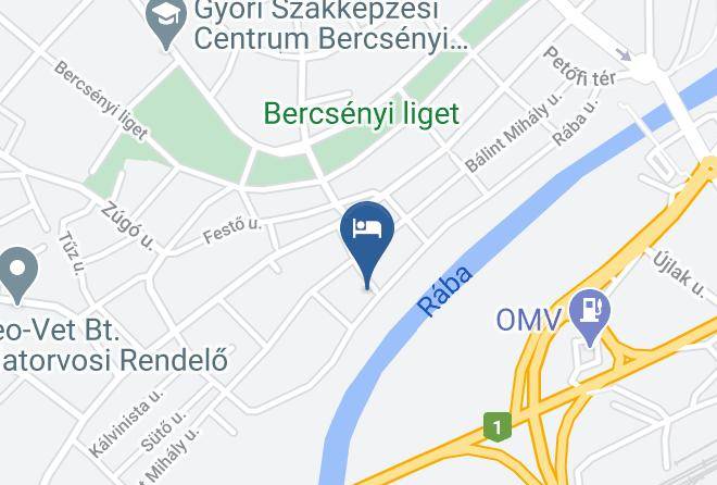 Gyor - Pension Relax Maps