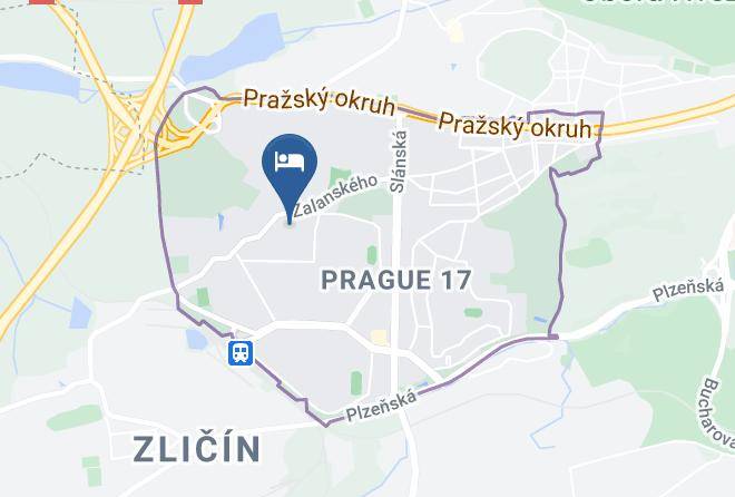Prague - Pension Repy Praha Maps
