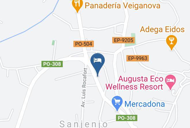 Pontevedra - Pension Residencia Pontus Veteris Sanxenxo Maps