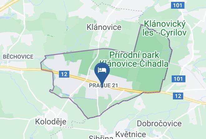 Prague - Pension Restaurace Petra Maps