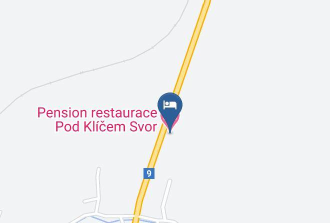 Ceska Lipa - Pension Restaurace Pod Klicem Svor Maps