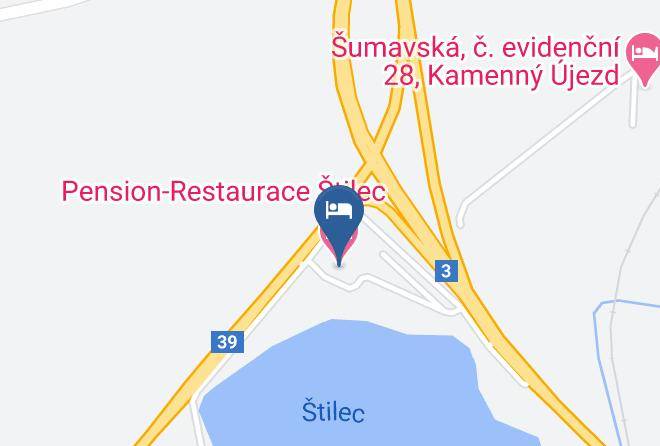 Ceske Budejovice - Pension Restaurace Stilec Maps