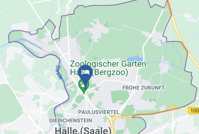 Halle - Am Krahenberg Pension Cafe & Schifffahrten Maps