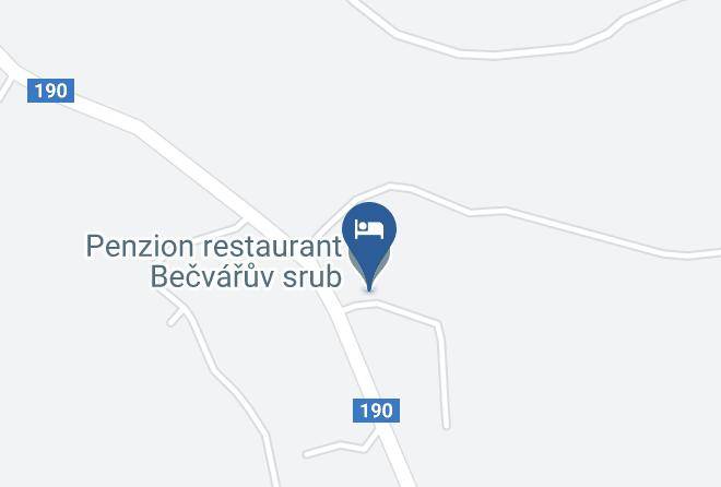 Klatovy - Pension Restaurant Becvaruv Cabin Maps