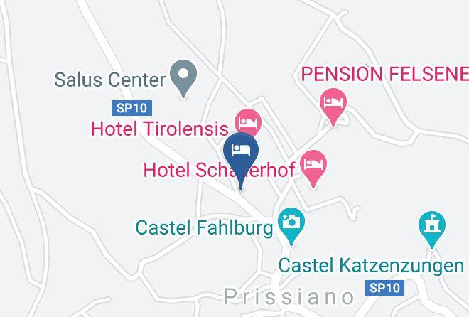 Bolzano - Pension Restaurant Prissianerhof Maps