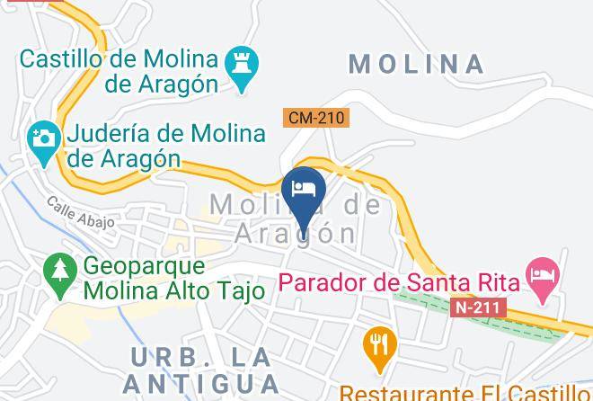 Guadalajara - Pension Restaurante San Juan Maps
