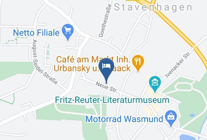 Mecklenburgische Seenplatte - Pension Reuterstadt Maps