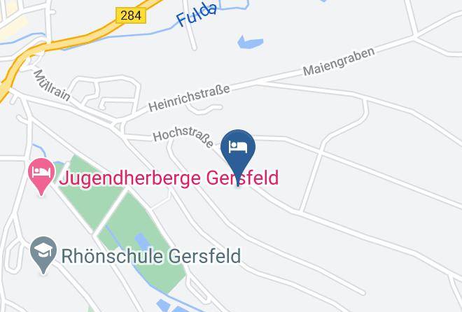 Fulda - Pension Rhonlerche Maps