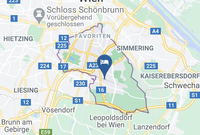 Vienna Favoriten - Pension Ribisch Maps