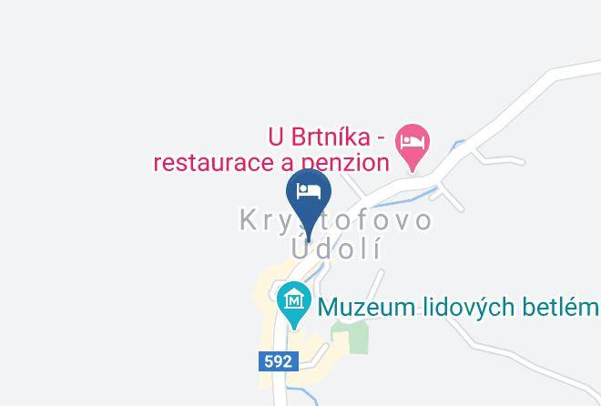 Krystofovo Udoli - Penzion Rokytka Maps