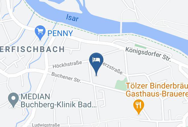 Bad Tolz Wolfratshausen - Pension Rosa Maps