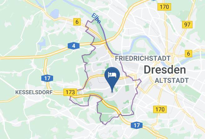 Dresden - Pension Rose Maps