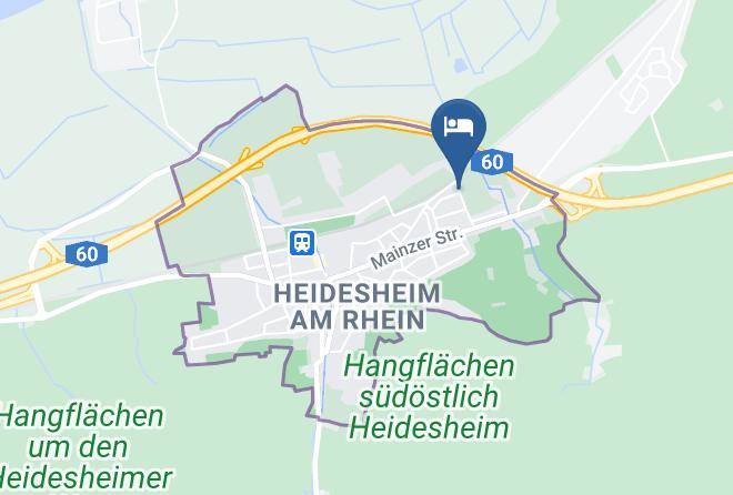 Mainz Bingen - Pension Roseneck Maps