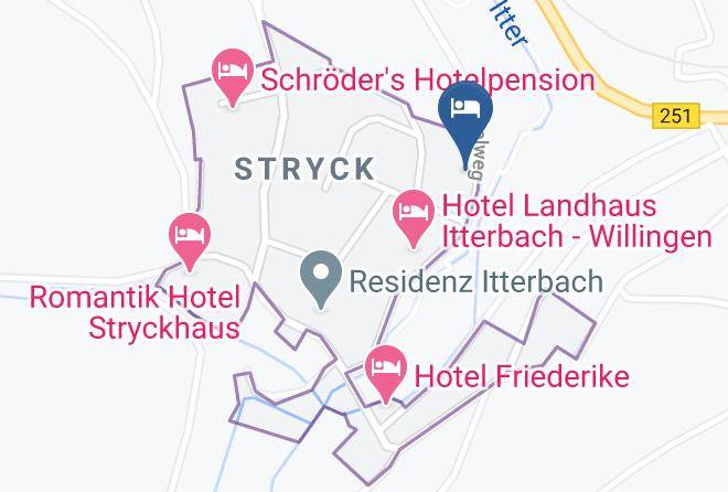 Waldeck Frankenberg - Pension Rosenschloschen Maps