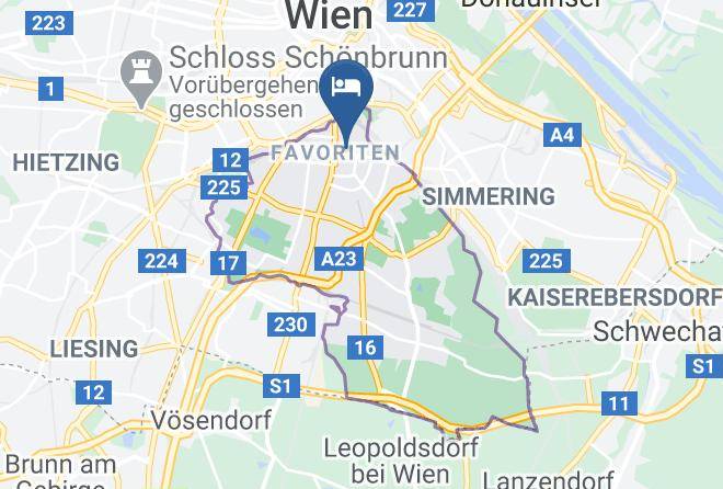 Vienna Favoriten - Pension San Francisco Maps