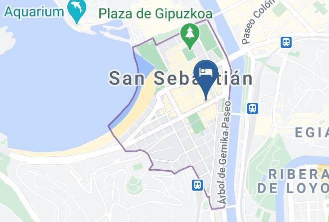 Gipuzkoa - Pension San Martin Maps