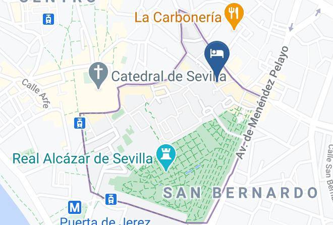 Seville - Pension San Pancracio Maps