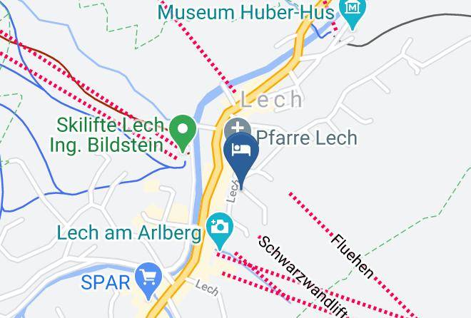 Bludenz - Pension Sandbur Lech Am Arlberg Maps