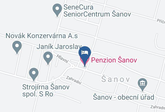 Znojmo - Pension Sanov Maps