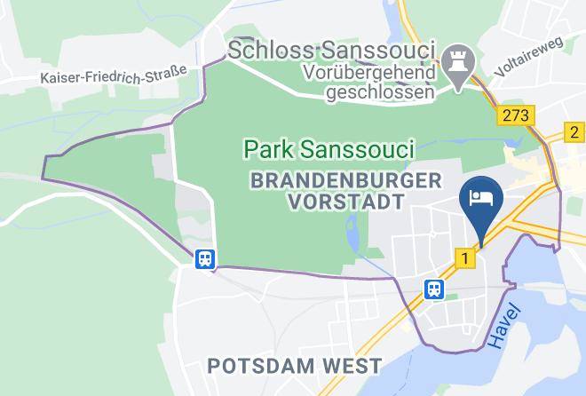 Potsdam - Pension Sanssouci Maps
