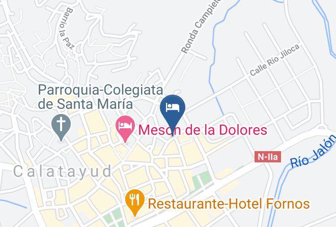 Zaragoza - Pension Santa Marta Maps