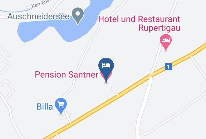 Salzburg Umgebung - Pension Santner Maps