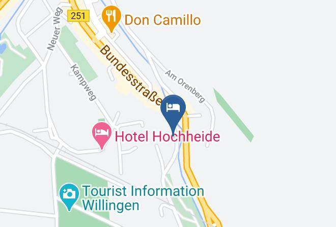Waldeck Frankenberg - Pension Schaferhaus Maps