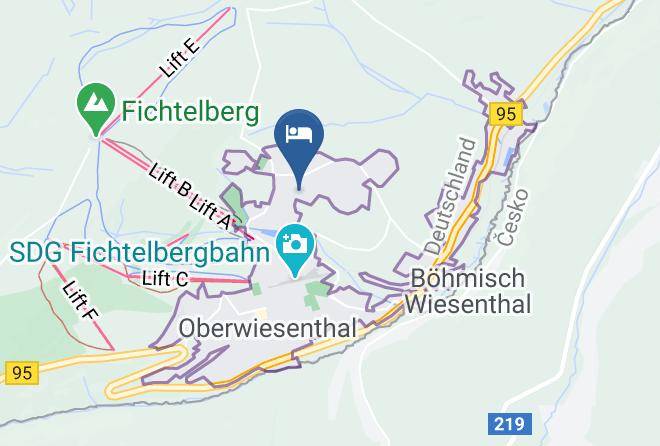 Erzgebirgskreis - Pension Schanzenblick Maps