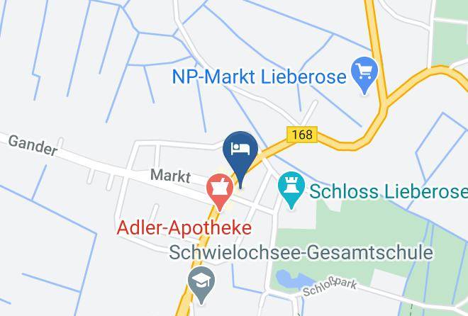 Dahme Spreewald - Pension Schlossgasse Lieberose Maps
