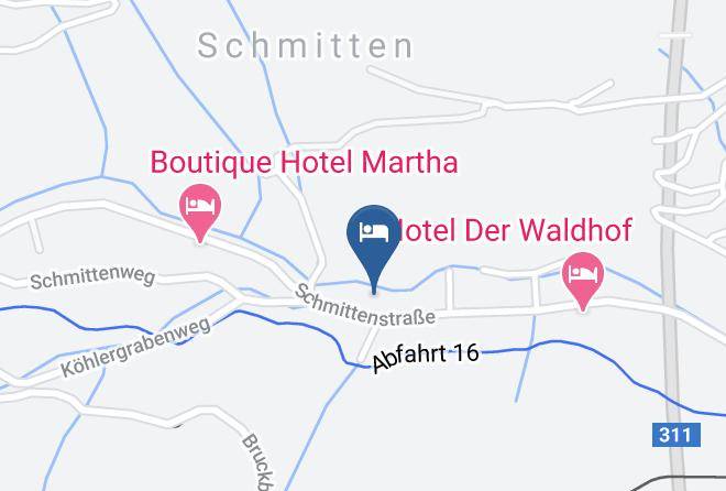Zell Am See - Pension Schmittental Maps