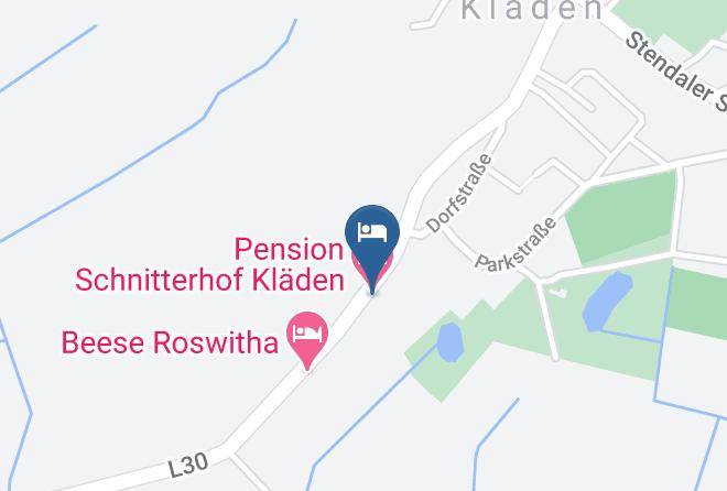 Stendal - Pension Schnitterhof Kladen Maps