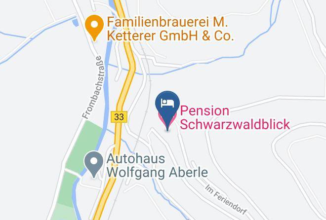 Ortenaukreis - Pension Schwarzwaldblick Maps