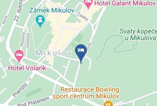 Breclav - Pension Sebastian Maps