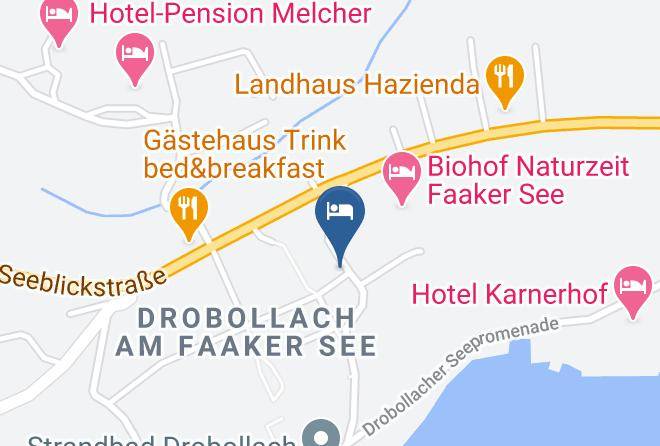 Villach - Pension Seerose Maps