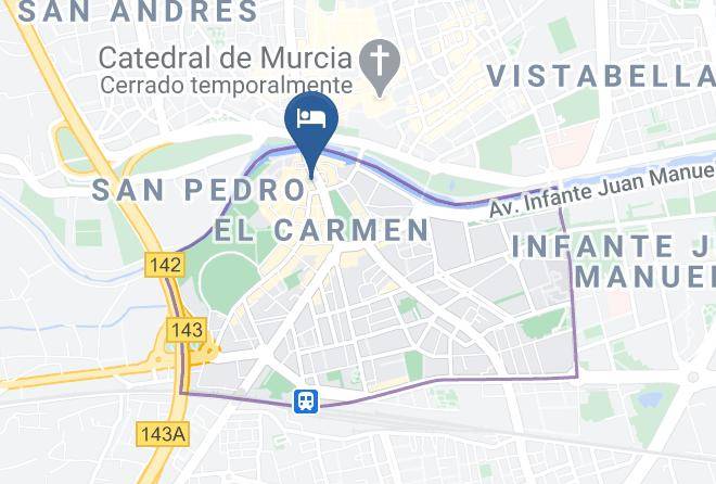 Murcia - Pension Segura Maps