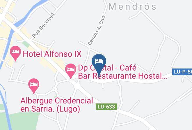 Lugo - Pension Serrano Maps
