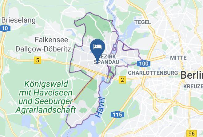 Stadt Berlin - Pension Siedlereck Maps