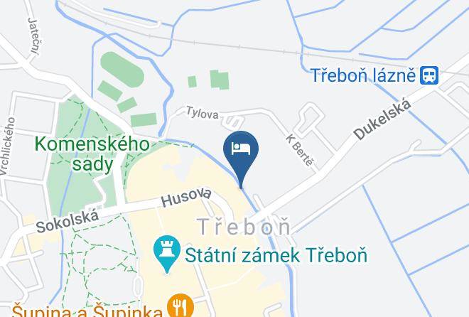 Jindrichuv Hradec - Pension Siesta Trebon Maps