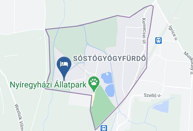 Nyiregyhaza - Pension Siesta Maps
