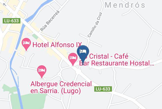 Lugo - Pension Siete En El Camino Maps