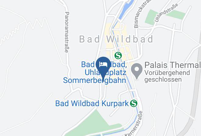 Calw - Silberburg Bad Wildbad Hotel Pension Maps