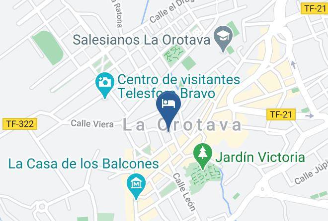 Santa Cruz De Tenerife - Pension Silene Orotava Maps