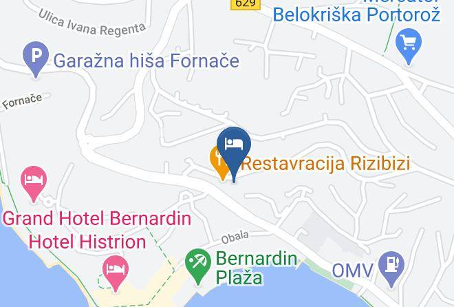 Piran - Pension Silvia Maps