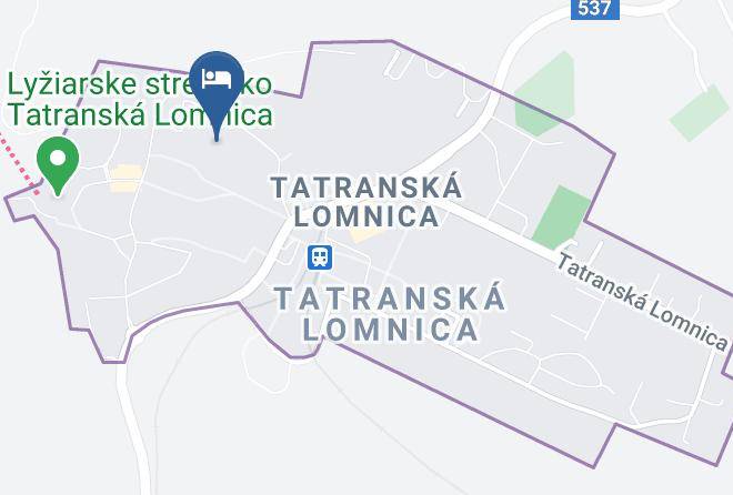 Poprad - Pension Snezienka Maps