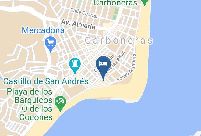Almeria - Pension Sol Y Playa Maps