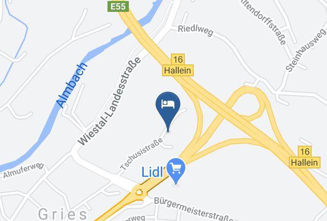 Hallein - Pension Sommerauer Maps