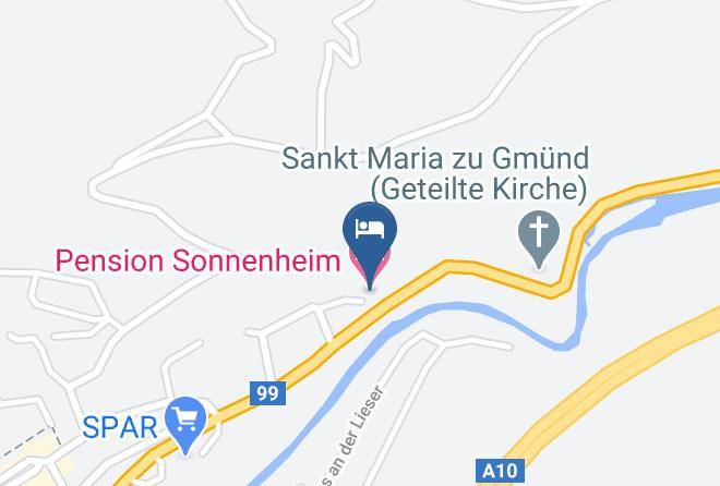 Spittal An Der Drau - Pension Sonnenheim Maps