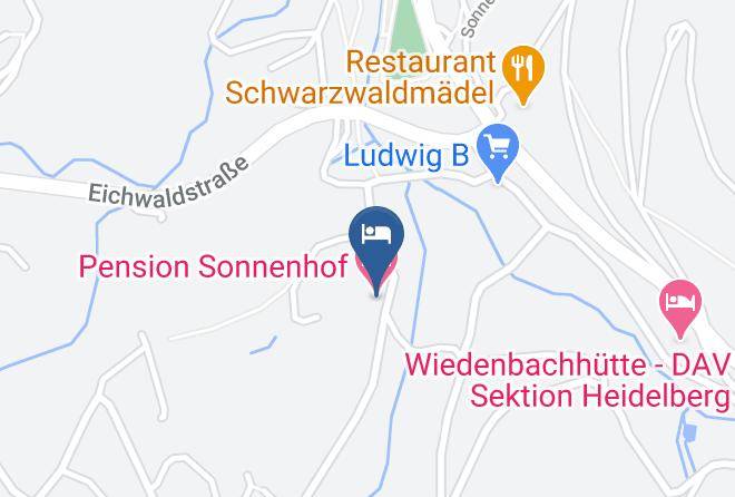 Rastatt - Pension Sonnenhof Maps