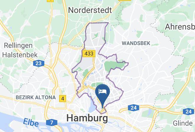 Stadt Hamburg - Pension Sonntag Maps